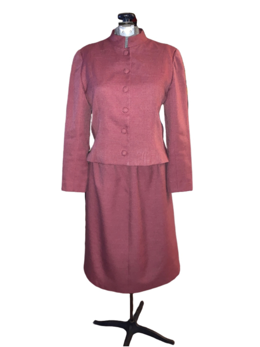 Women's Vogue Paris Original Suit Jacket skirt, Pink
